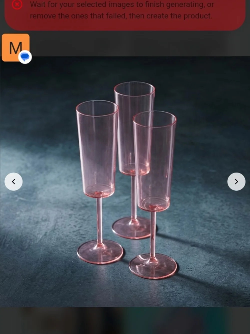 Pink Acrylic Champagne Flutes — Set of Elegant Disposable Party Glasses
